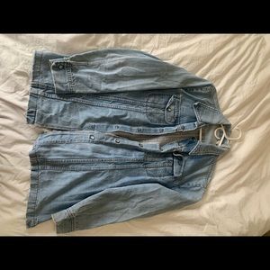 Oversized jean jacket